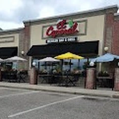 El Caporal storefront and patio at 6011 Tylersville Rd, Mason